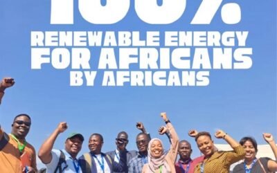 ACS: Nairobi Declaration a far cry from a Just energy Transition to People Led 100% Renewables